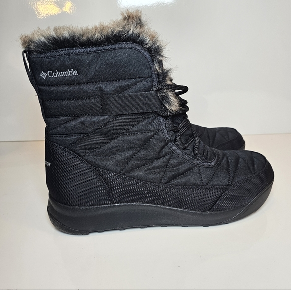 Columbia Women's Black Quilted Winter Boots Size 10.5 - Picture 2 of 11